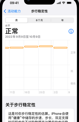 汾西iPhone手机维修如何在iPhone开启'步行稳定性通知'