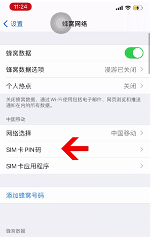 汾西苹果14维修网分享如何给iPhone14的SIM卡设置密码 